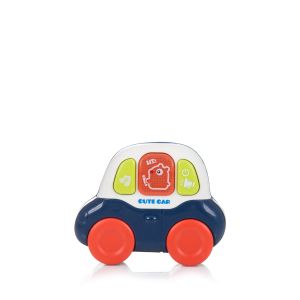 CHIPOLINO - МУЗИКАЛНА ИГРАЧКА НА КОЛЕЛА MУЛТИ , СИВА