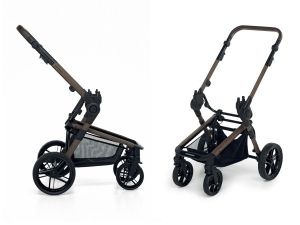Foppapedretti - iWOOD - Elite Beige, Комбинирана бебешка количка 3 в 1