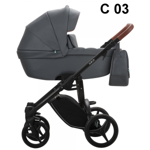 Bebetto LUCA PRO - Еко кожа , C 03 , Комбинирана бебешка количка 2 в 1