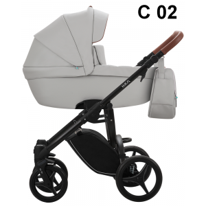 Bebetto LUCA PRO - Еко кожа , C 02 , Комбинирана бебешка количка 2 в 1
