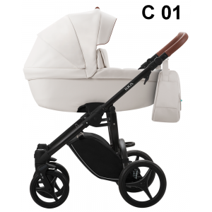 Bebetto LUCA PRO - Еко кожа , C 01 , Комбинирана бебешка количка 2 в 1