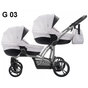 Бебешка количка за близнаци 2в1, Bebetto 42 , G 03