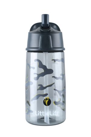 Неразливна бутилка за вода LittleLife L15150, 550мл, Черна