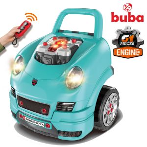 Детски интерактивен автомобил/игра Buba Motor Sport, 008-977А син