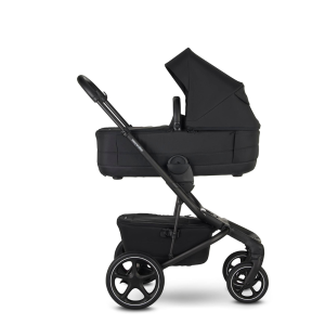Easywalker - JIMMEY PEPPER BLACK - 2022 NEW COLLECTION, Комбинирана бебешка количка 2 в 1