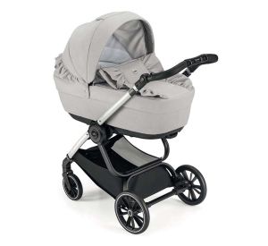 CAM "Solo per Te" - TECHNO LOVING 525 Shining Grey DELUXE COLLECTION 2022, Комбинирана бебешка количка 3 в 1