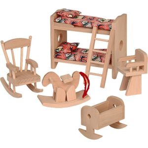 Мебели за къща за кукли Beluga 70114, Детска стая